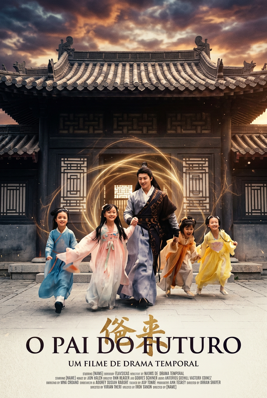 Poster oficial do dorama vertical O Pai do Futuro